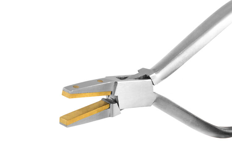 FLACHZANGE MIT MESSINGBACKEN