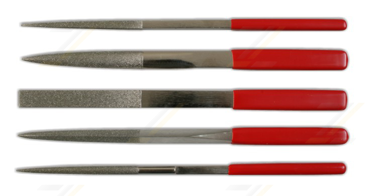 Diamantfeilen 5 St. 215 mm