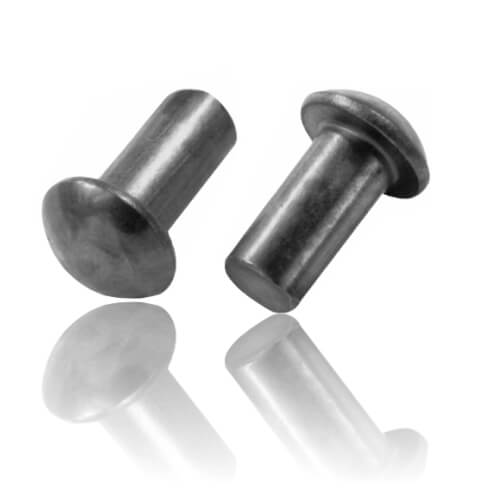 Halbrundnieten DIN 660 Stahl &Oslash; 3 mm