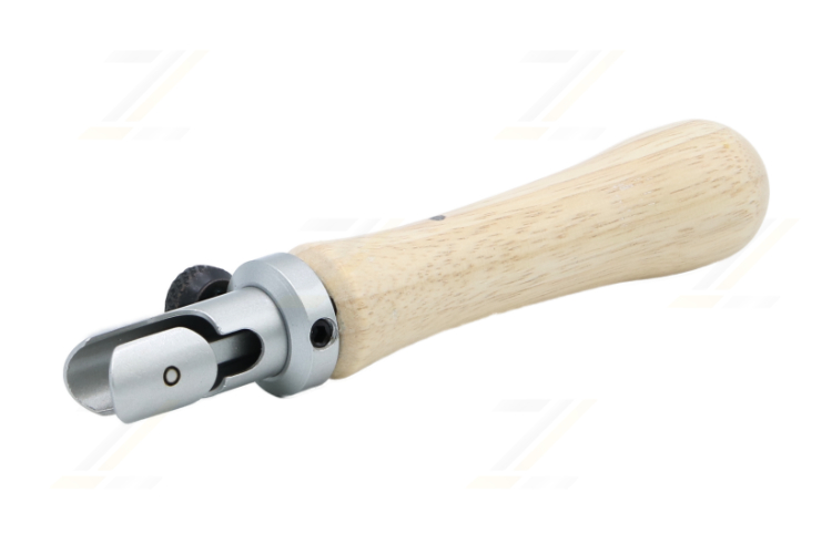 Polierringhalter, Holzgriff