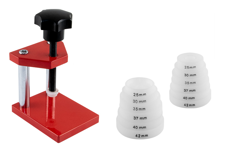 Presse für Glas- und Gehäusedeckel 12