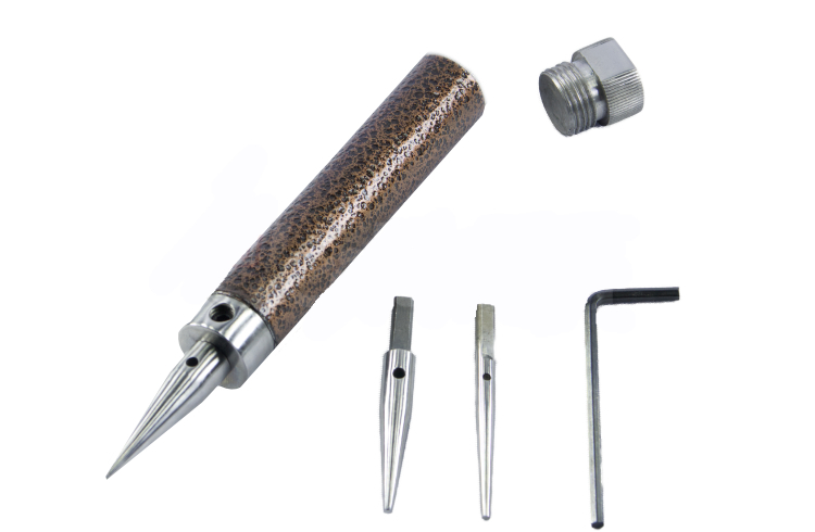 3 Wickeldorne konisch mit Griff