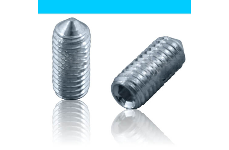 M 6 Gewindestifte mit Spitze DIN 914 Edelstahl A1/A2