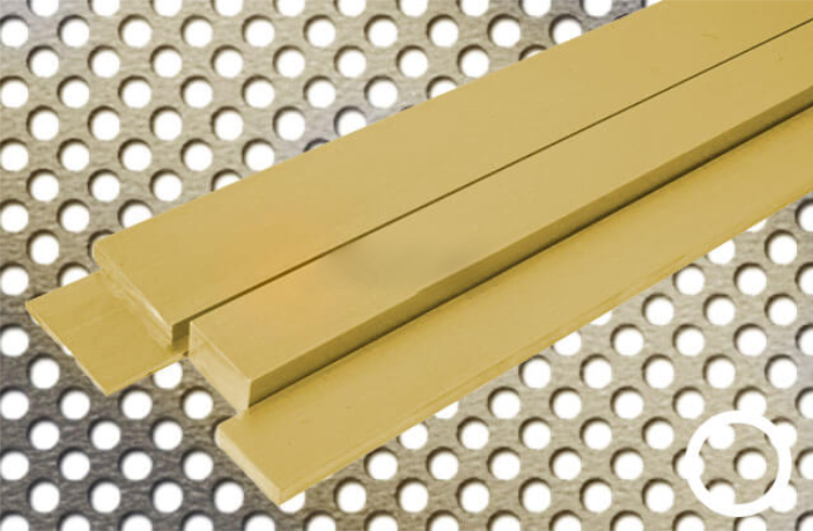 Messing Flachstangen Ms 58 Länge 120 mm