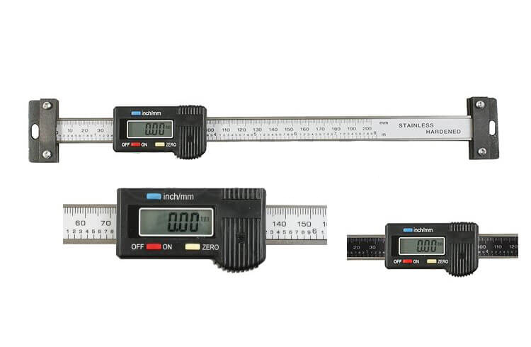 Anbaumessstab Anbaumessschieber, horizontal