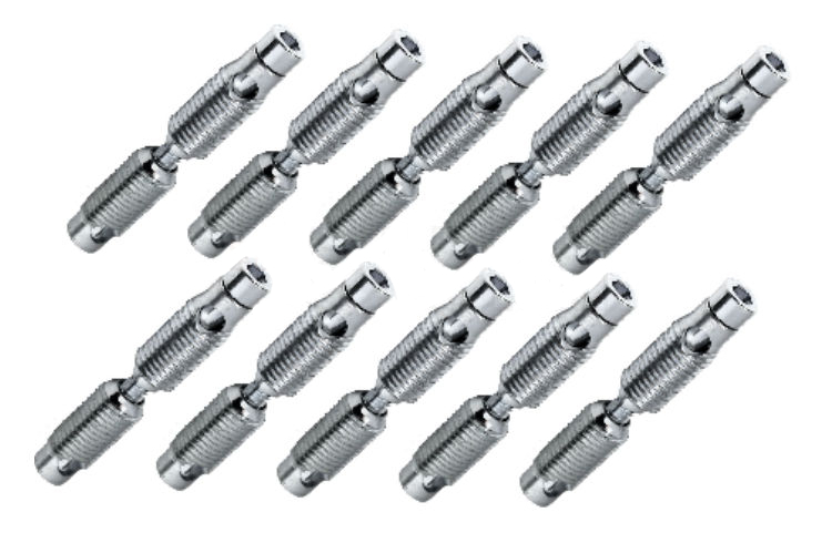 10 Automatik Verbinder Sets Nut 8