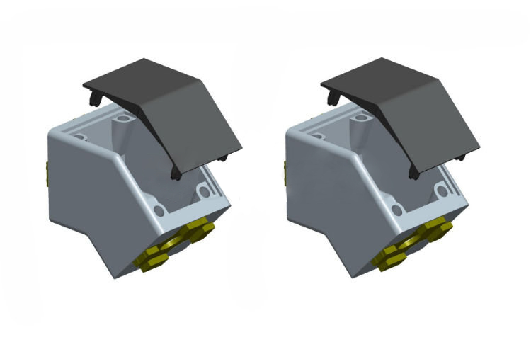 2 Winkelstücke 45 Nut 6/8