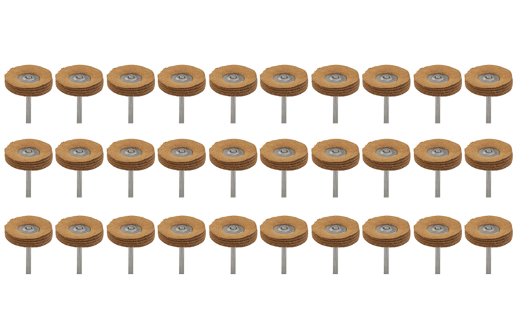 30 Polierräder Leder