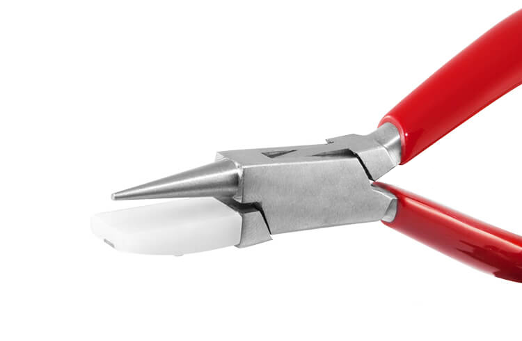 Schonzange Schienenzange rund/flach