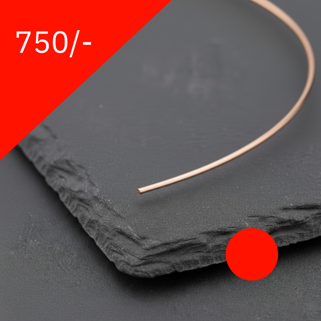 Golddraht Rund Rotgold 750/-