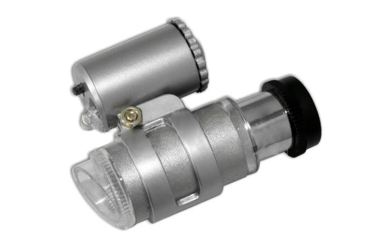 Stabmikroskop 60x LED/UV Beleuchtung