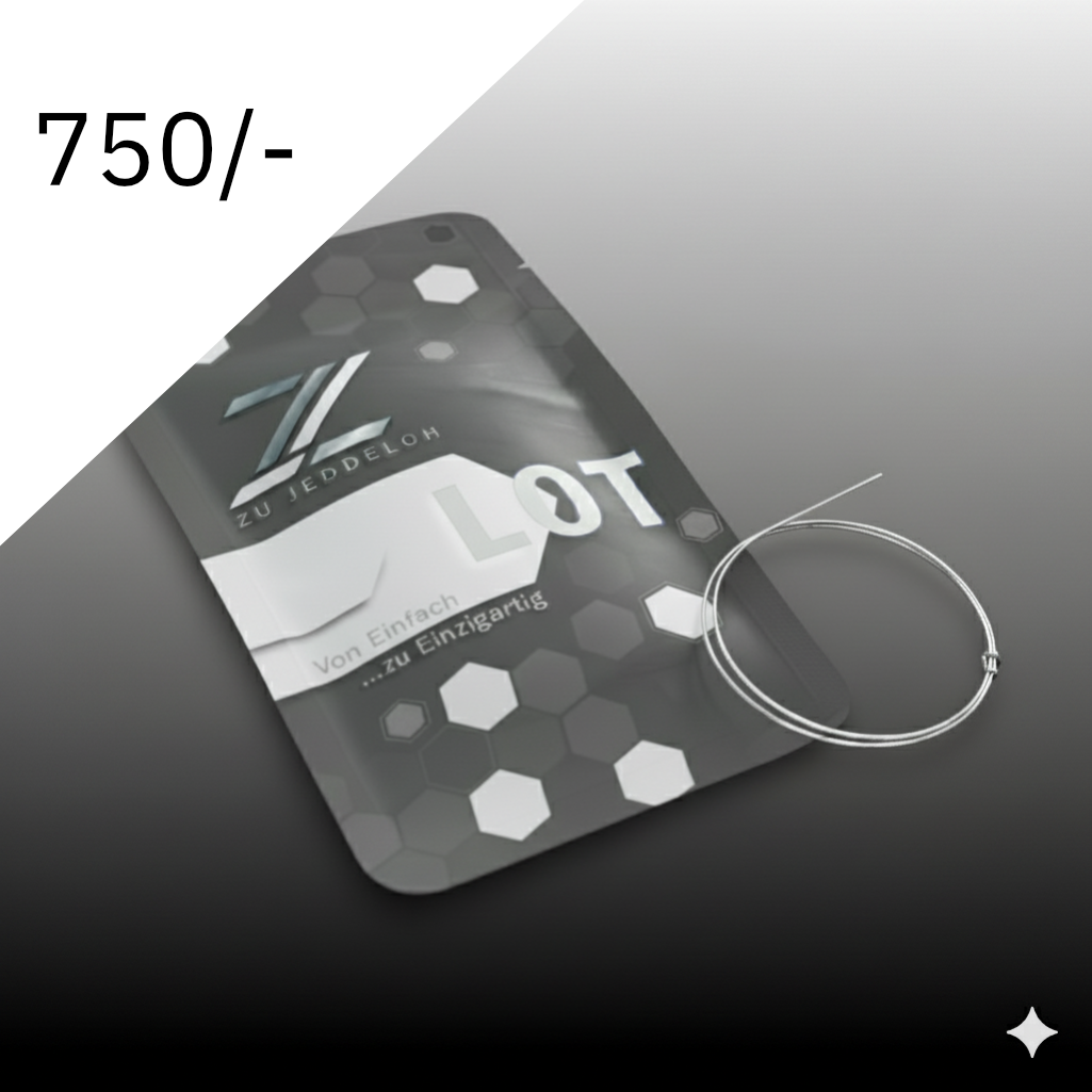 Lotdraht Weißgold 750/-