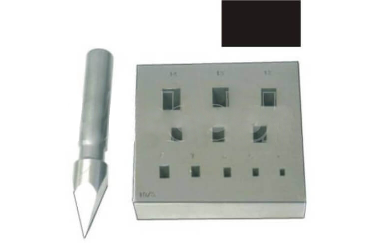 Stauchmatrize, rechteckig