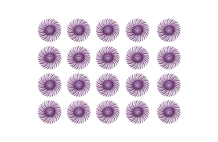 20 Bristle Discs Mattierungsräder Körnung 600