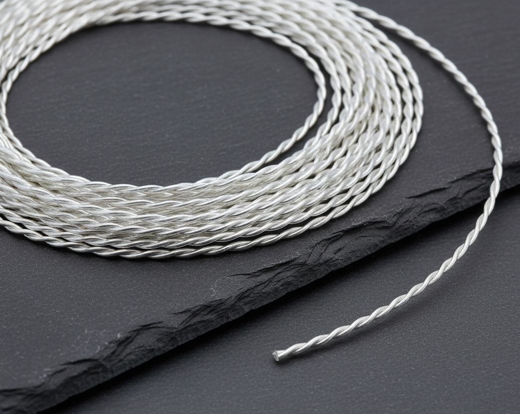 Kordeldraht weit Silber 935/-