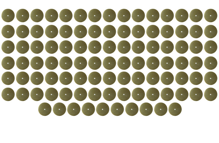 100 Bimspolierer Linse braun