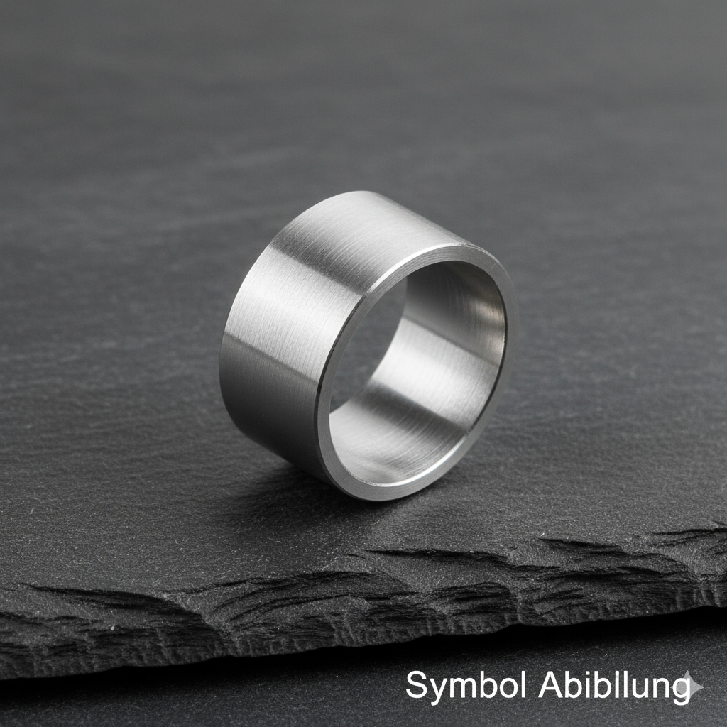 Ringrohling Weissgold 585/- Wandstärke 1,3 mm