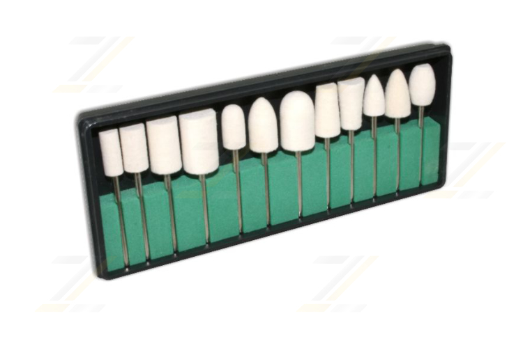 Filzpolierer-Set 12 Stück