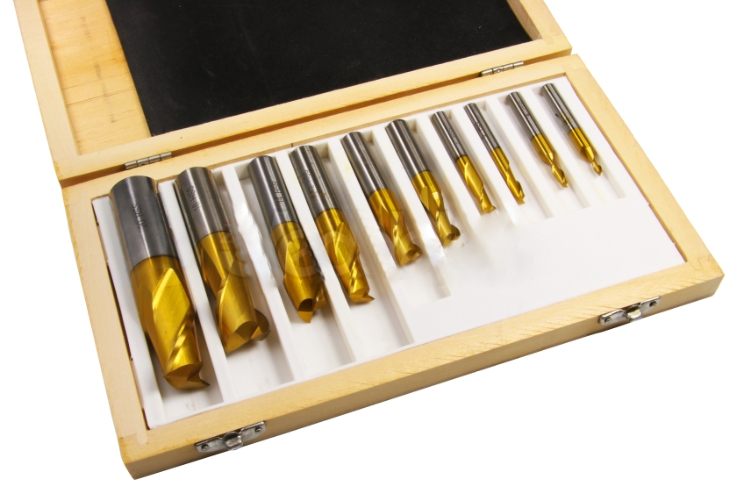 HSS-TIN Fräsersatz, 2-schneidig