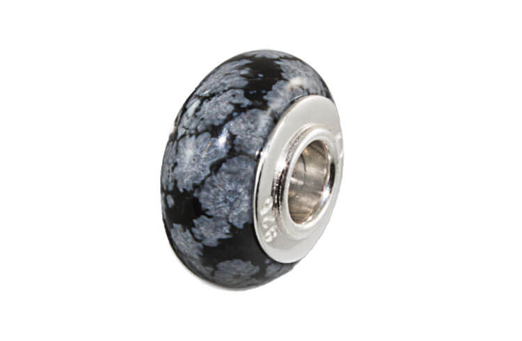 Edelstein Beads Schneeflocke