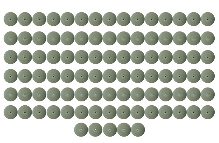 100 Universalpolierer Linse grün