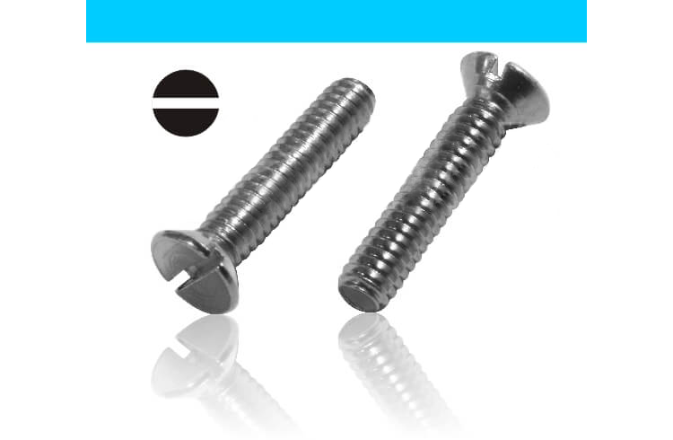 M 2 Senkschrauben DIN 963 Edelstahl A2