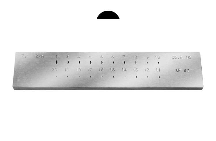 Zieheisen halbrund 33%