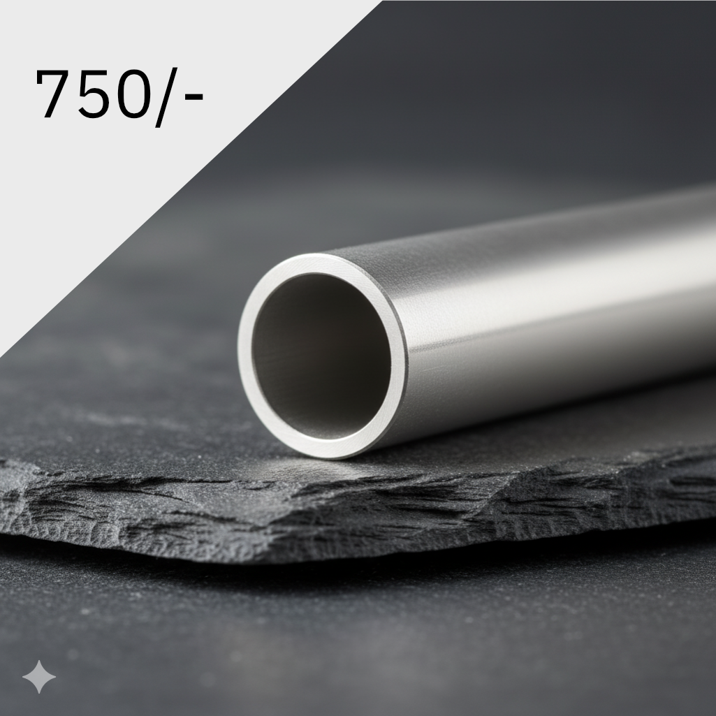 Goldrohr Weißgold 750/- Wandstärke 0,5 mm