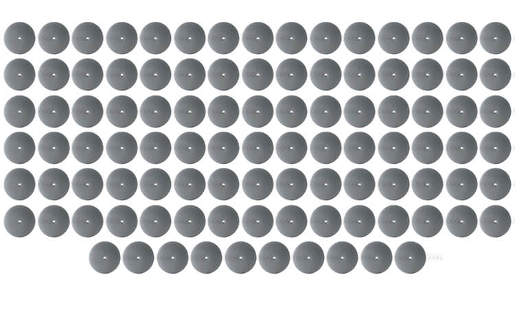 100 Bimspolierer Linse grau