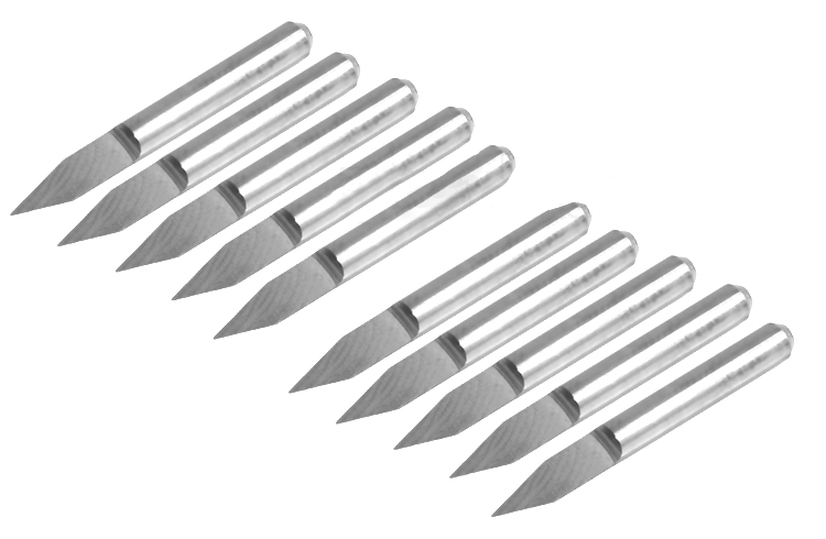 10 Gravierstichel VHM Winkel 40°