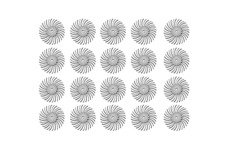 20 Bristle Discs Mattierungsräder Körnung 2000