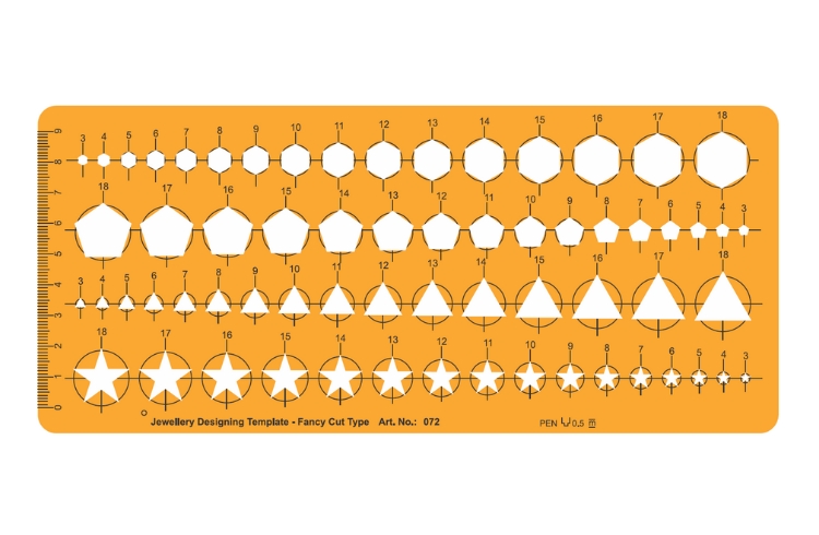 Design Schablone Nr. 72