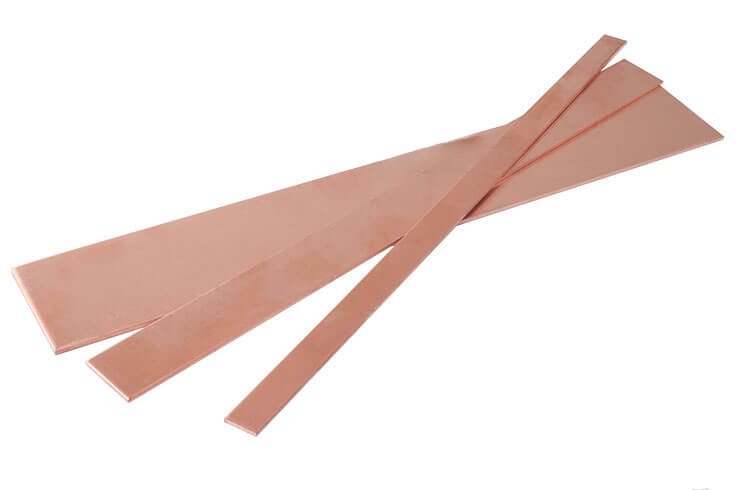 Kupfer Streifen Stärke 2,0 mm SF-Cu