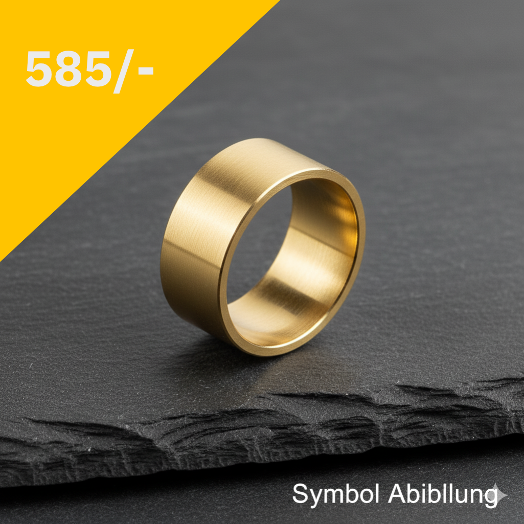 Gelbgold 585/- Wandstärke 1,3 mm