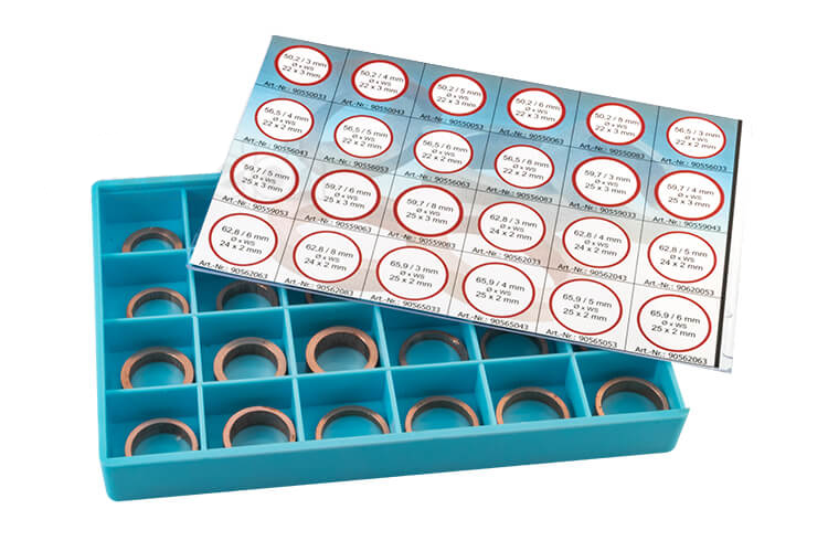 Kupfer Übungsringe Sortiment