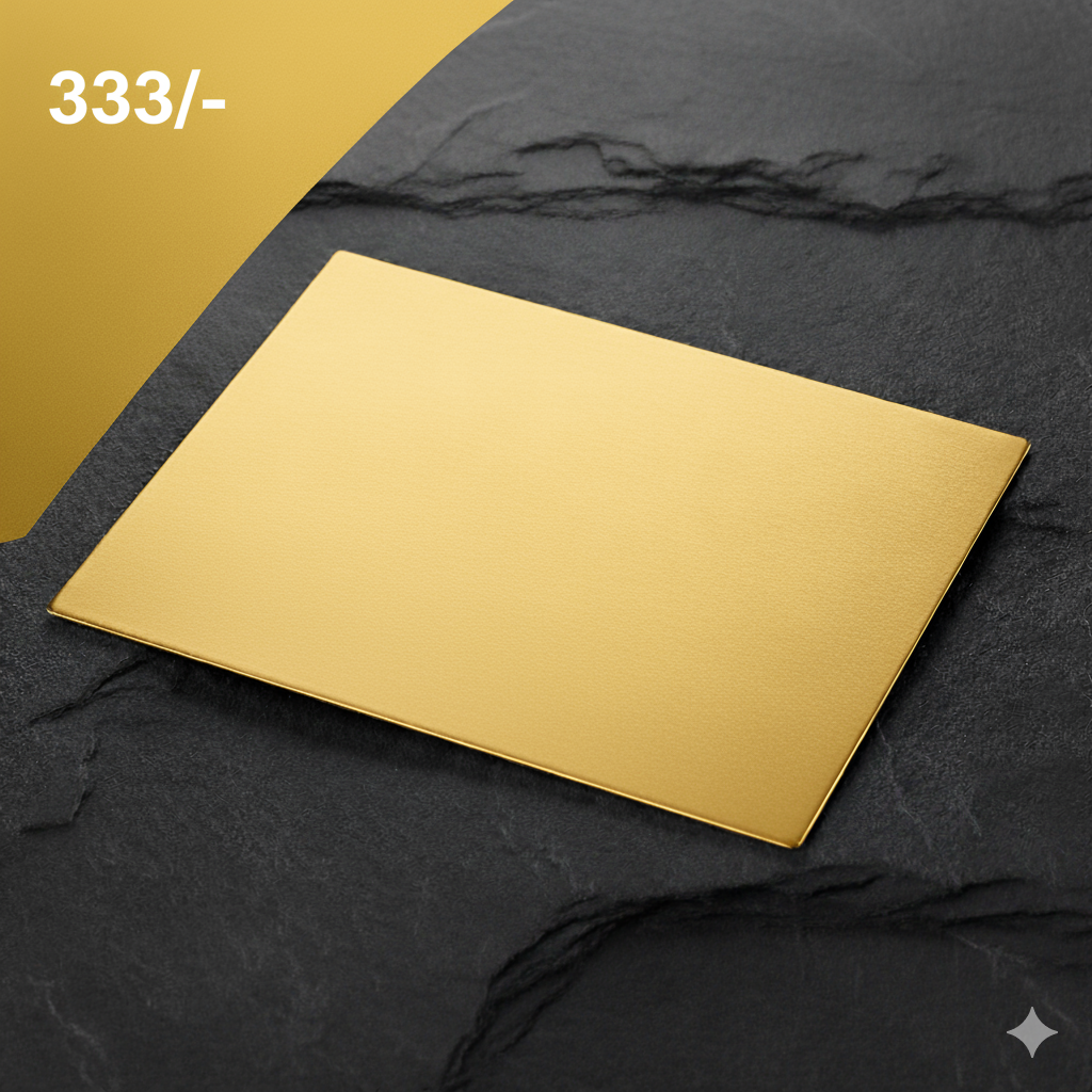 Goldblech Gelbgold 333/-