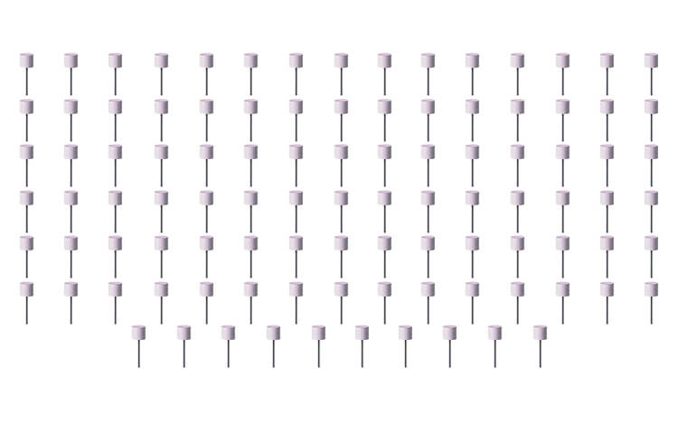 100 Universalpolierer Platin/Titan