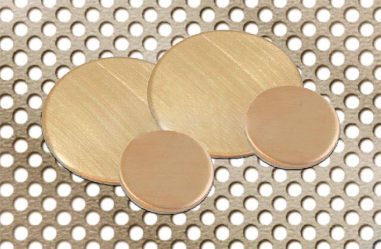 Bronze Ronden gestanzt, Stärke 2,0 mm