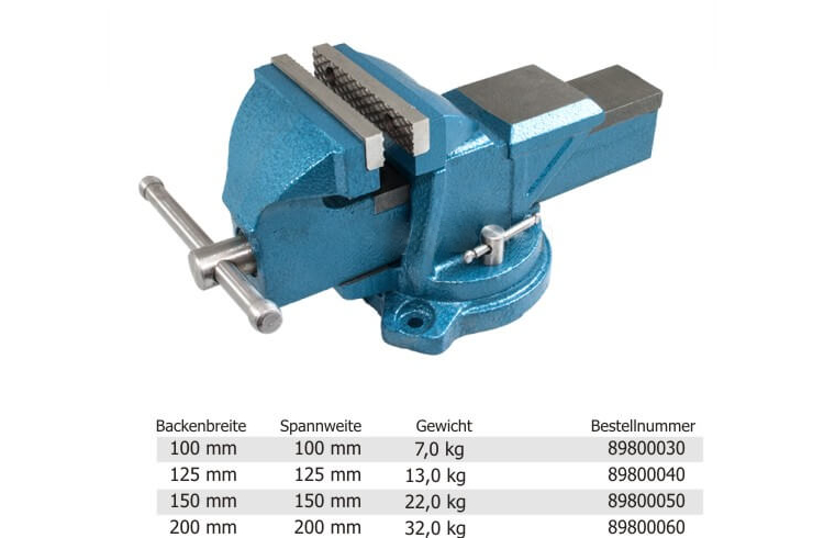 Parallel Schraubstock drehbar