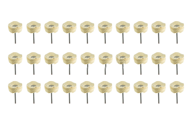 30 Polierräder Chamois Leder