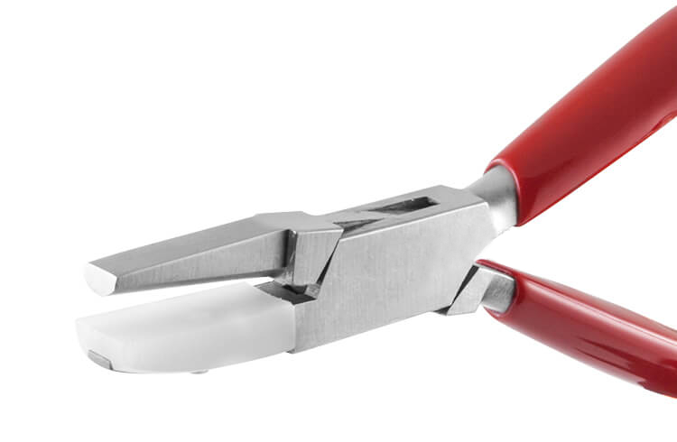 Schonzange Schienenzange halbrund/flach