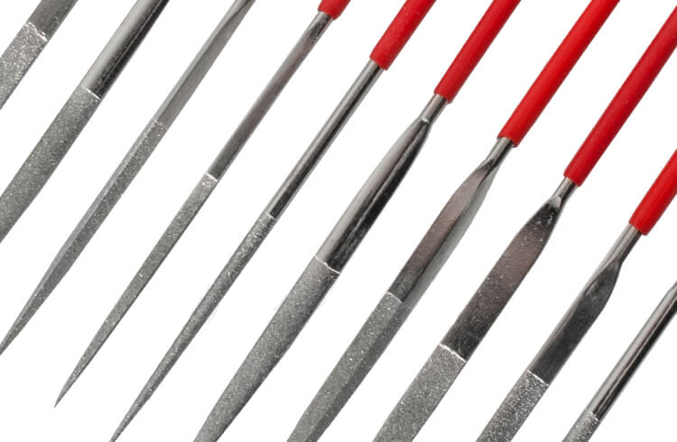 Diamantfeilen, 10 St. 140 mm