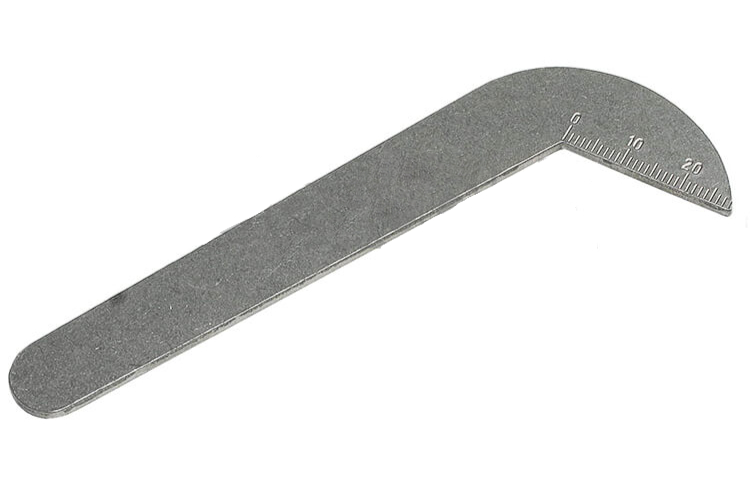 Spiralbohrer Schleiflehre