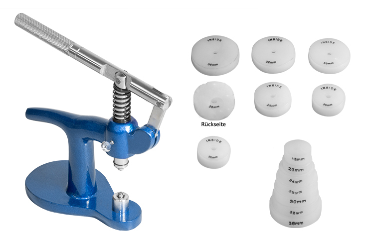 Presse für Glas- und Gehäusedeckel 14