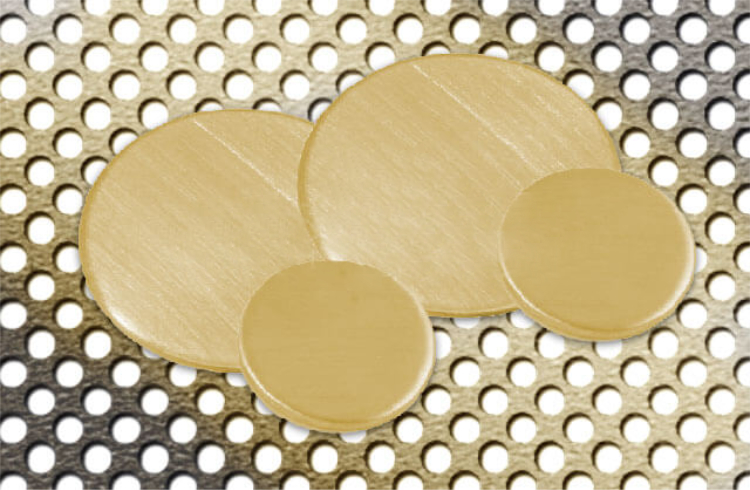 Messing Ronden Ms 63 gestanzt, Stärke 2,0 mm