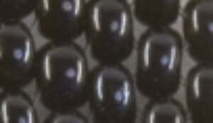 Böhmische Rocailles schwarz