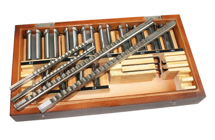 HSS Räumnadel Set Stossnadeln 4 - 8 mm