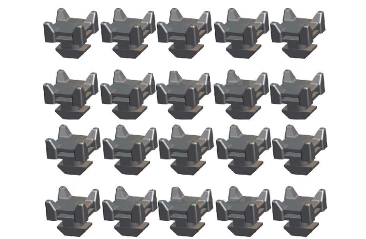 20 Kabelhalter Kabelclip Nut 10