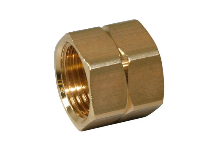 Messing Überwurfmutter