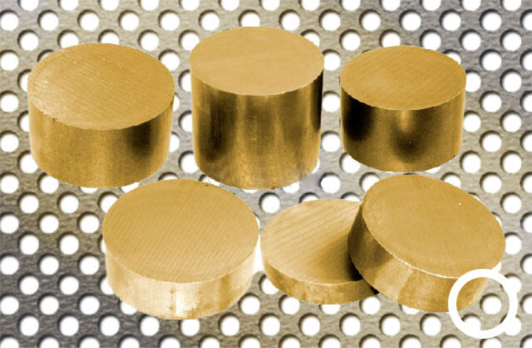 Ronden Ø 60 mm Messing Ms 58 gesägt